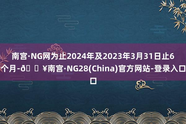 南宫·NG网为止2024年及2023年3月31日止6个月-🔥南宫·NG28(China)官方网站-登录入口