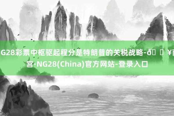 NG28彩票中枢驱起程分是特朗普的关税战略-🔥南宫·NG28(China)官方网站-登录入口